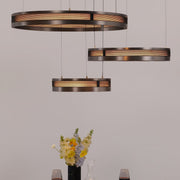 Titan Rings Chandelier – Bold Industrial Ceiling Light with Multi-Illumination & LED Options