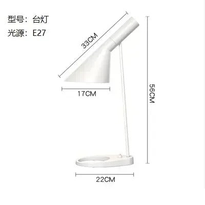 Modern Steel Bedside Lamp with Touch-Sensitive LED Design