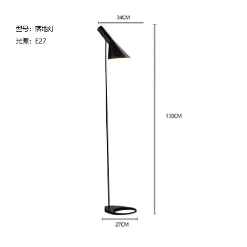 Modern Steel Bedside Lamp with Touch-Sensitive LED Design