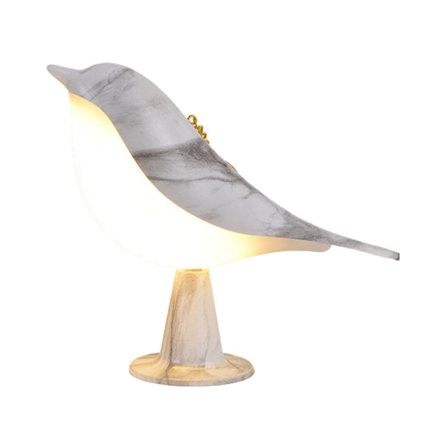 Elegant Bird Lamp – Modern LED Design with Fabric Shade