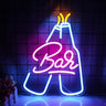 Cocktails & Beer LED Neon Sign – Vibrant USB-Powered Bar & Party Décor