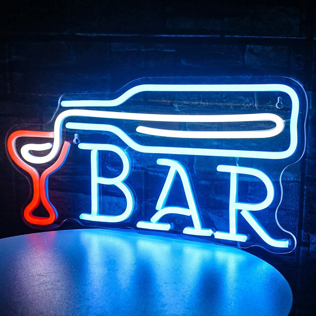 Cocktails & Beer LED Neon Sign – Vibrant USB-Powered Bar & Party Décor
