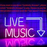 Cocktails & Beer LED Neon Sign – Vibrant USB-Powered Bar & Party Décor