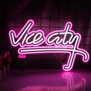 Vice City – Pink LED Neon Sign for a Bold & Retro Aesthetic