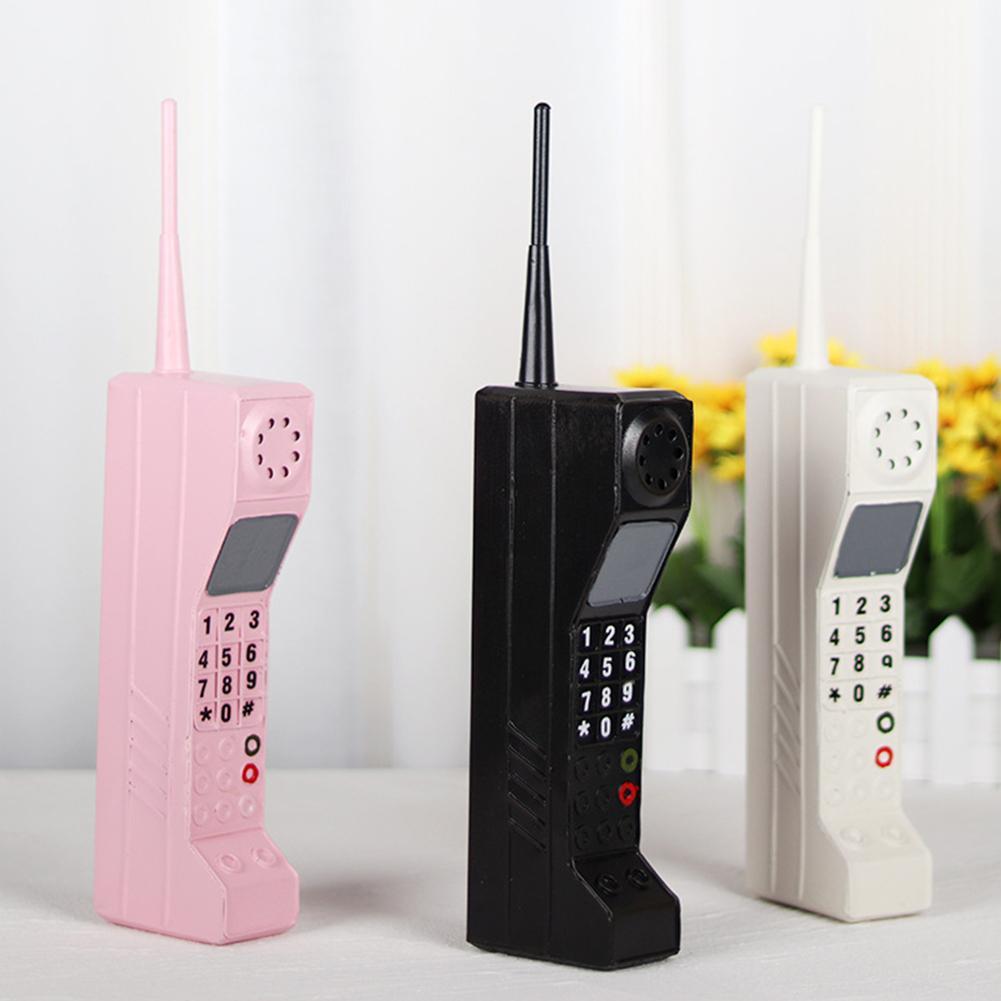 Vintage Classic Brick Cell Phone Model Ornament Retro Metal