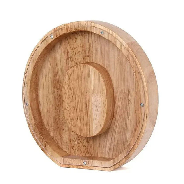 Wooden Alphabet Letters Initial Piggy Bank Personalized Decor