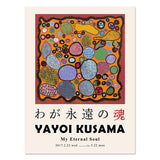 Yayoi Kusama Museum Abstract Art Poster Canvas Print