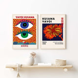 Yayoi Kusama Museum Abstract Art Poster Canvas Print
