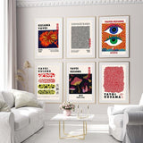 Yayoi Kusama Museum Abstract Art Poster Canvas Print